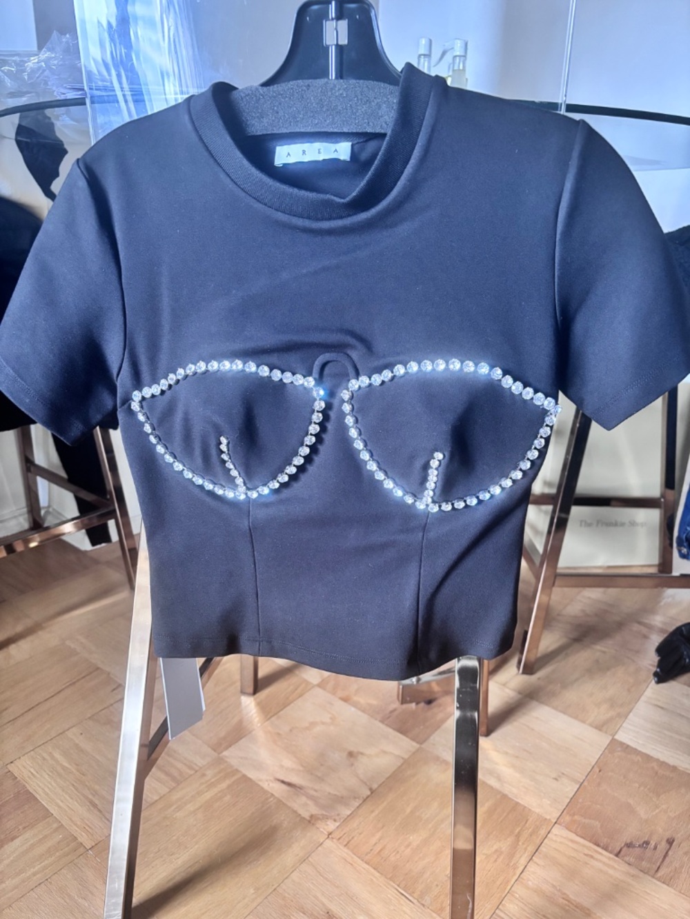 Authentic AREA Crystal Tee - Picture 2 of 8